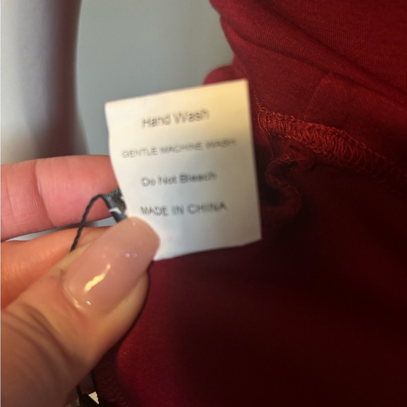 Red short sleeve dress with belt, Large BNWT - Picture 4 of 15